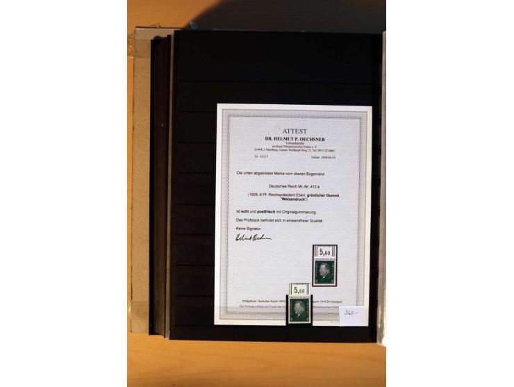 1923/45, umfangreiche ungebrauchte, postfrische und gestempelte Sammlung mit einer Vielzahl an besseren Werten, z.B. Mi.-Nr. 