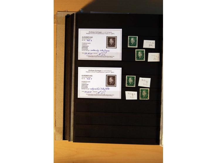 1923/45, umfangreiche ungebrauchte, postfrische und gestempelte Sammlung mit einer Vielzahl an besseren Werten, z.B. Mi.-Nr. 