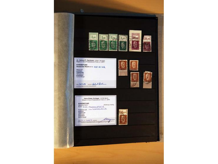 1923/45, umfangreiche ungebrauchte, postfrische und gestempelte Sammlung mit einer Vielzahl an besseren Werten, z.B. Mi.-Nr. 