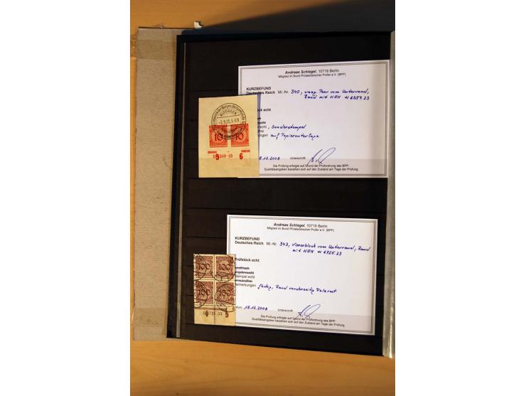 1923/45, umfangreiche ungebrauchte, postfrische und gestempelte Sammlung mit einer Vielzahl an besseren Werten, z.B. Mi.-Nr. 