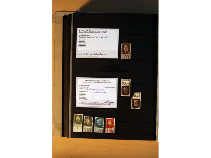 1923/45, umfangreiche ungebrauchte, postfrische und gestempelte Sammlung mit einer Vielzahl an besseren Werten, z.B. Mi.-Nr. 