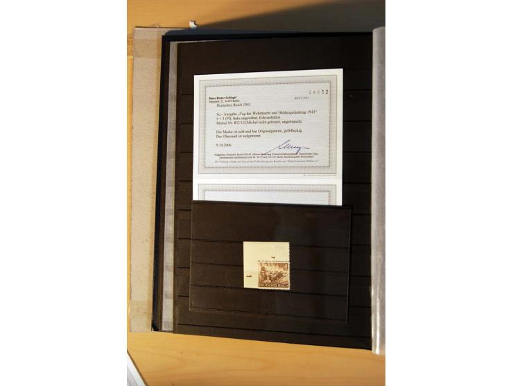 1923/45, umfangreiche ungebrauchte, postfrische und gestempelte Sammlung mit einer Vielzahl an besseren Werten, z.B. Mi.-Nr. 