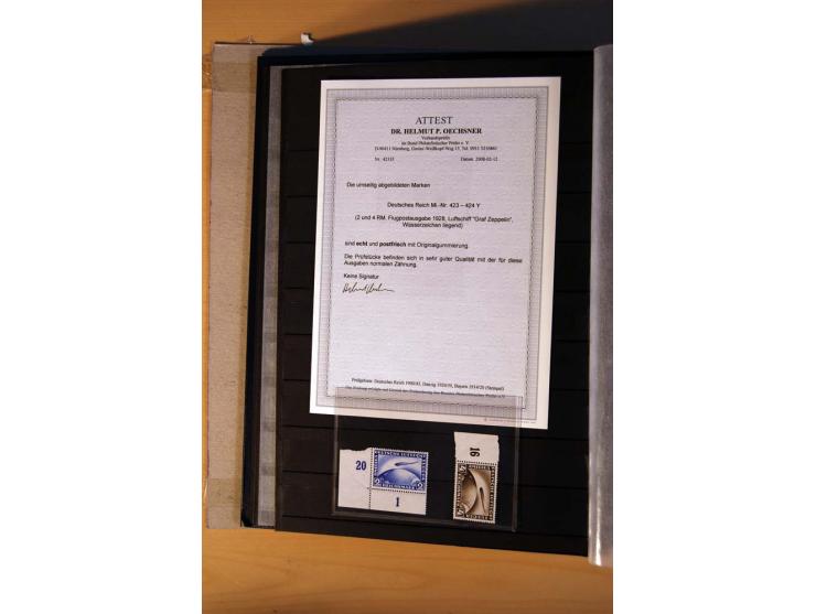 1923/45, umfangreiche ungebrauchte, postfrische und gestempelte Sammlung mit einer Vielzahl an besseren Werten, z.B. Mi.-Nr. 