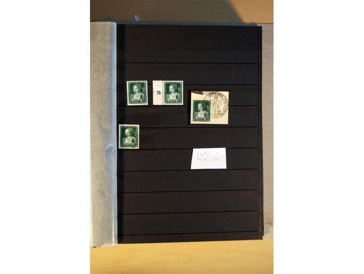 1923/45, umfangreiche ungebrauchte, postfrische und gestempelte Sammlung mit einer Vielzahl an besseren Werten, z.B. Mi.-Nr. 