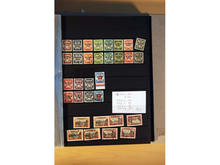 1923/45, umfangreiche ungebrauchte, postfrische und gestempelte Sammlung mit einer Vielzahl an besseren Werten, z.B. Mi.-Nr. 