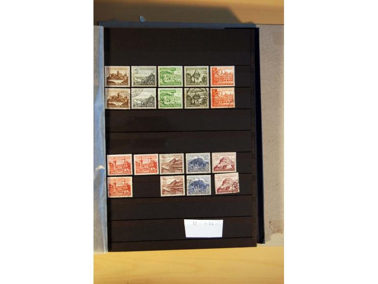 1923/45, umfangreiche ungebrauchte, postfrische und gestempelte Sammlung mit einer Vielzahl an besseren Werten, z.B. Mi.-Nr. 