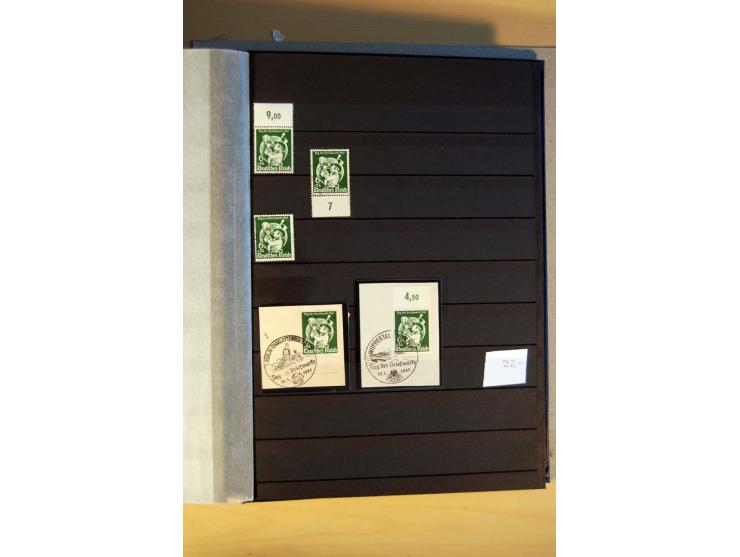 1923/45, umfangreiche ungebrauchte, postfrische und gestempelte Sammlung mit einer Vielzahl an besseren Werten, z.B. Mi.-Nr. 