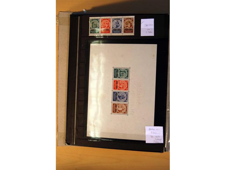 1923/45, umfangreiche ungebrauchte, postfrische und gestempelte Sammlung mit einer Vielzahl an besseren Werten, z.B. Mi.-Nr. 