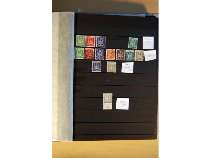 1923/45, umfangreiche ungebrauchte, postfrische und gestempelte Sammlung mit einer Vielzahl an besseren Werten, z.B. Mi.-Nr. 