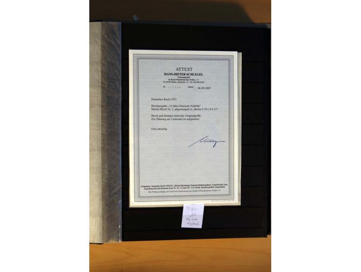 1923/45, umfangreiche ungebrauchte, postfrische und gestempelte Sammlung mit einer Vielzahl an besseren Werten, z.B. Mi.-Nr. 