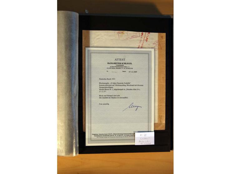 1923/45, umfangreiche ungebrauchte, postfrische und gestempelte Sammlung mit einer Vielzahl an besseren Werten, z.B. Mi.-Nr. 