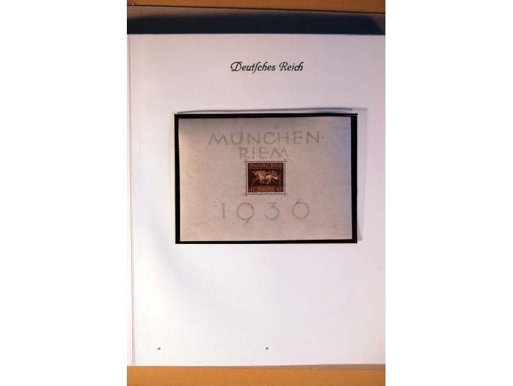 1933/45, umfangreiche postfrische und ungebrauchte Sammlung inkl. Dienstmarken mit vielen ungezähnten Marken, Teilzähnungen, 