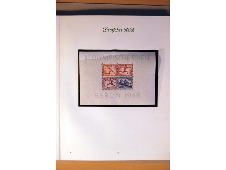 1933/45, umfangreiche postfrische und ungebrauchte Sammlung inkl. Dienstmarken mit vielen ungezähnten Marken, Teilzähnungen, 