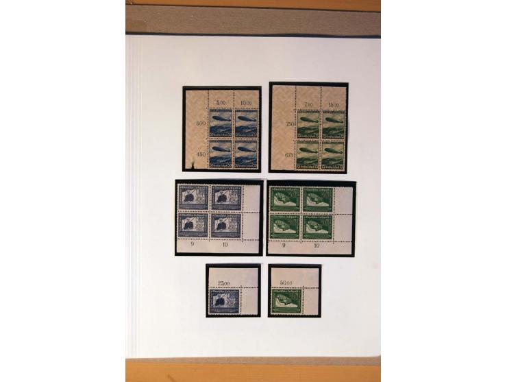 1933/45, umfangreiche postfrische und ungebrauchte Sammlung inkl. Dienstmarken mit vielen ungezähnten Marken, Teilzähnungen, 