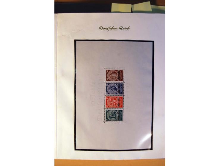 1933/45, umfangreiche postfrische und ungebrauchte Sammlung inkl. Dienstmarken mit vielen ungezähnten Marken, Teilzähnungen, 