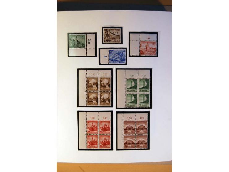 1933/45, umfangreiche postfrische und ungebrauchte Sammlung inkl. Dienstmarken mit vielen ungezähnten Marken, Teilzähnungen, 