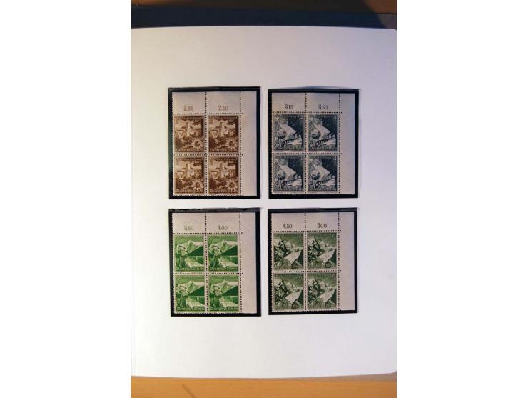 1933/45, umfangreiche postfrische und ungebrauchte Sammlung inkl. Dienstmarken mit vielen ungezähnten Marken, Teilzähnungen, 