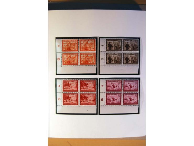 1933/45, umfangreiche postfrische und ungebrauchte Sammlung inkl. Dienstmarken mit vielen ungezähnten Marken, Teilzähnungen, 