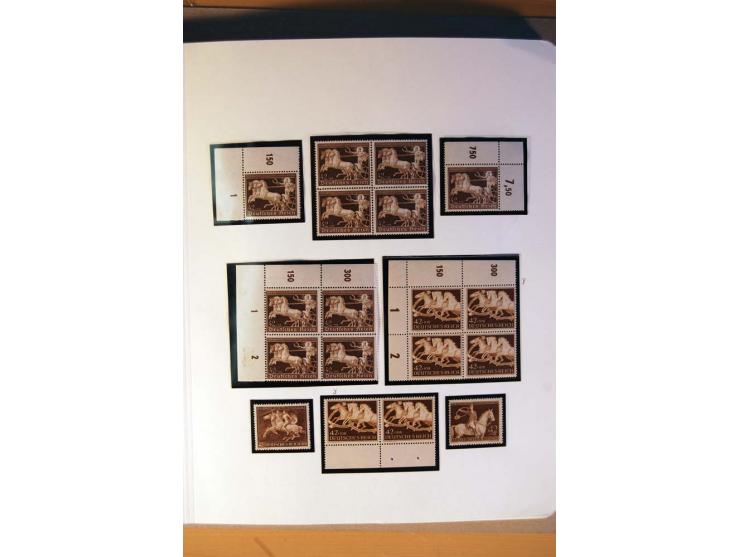 1933/45, umfangreiche postfrische und ungebrauchte Sammlung inkl. Dienstmarken mit vielen ungezähnten Marken, Teilzähnungen, 