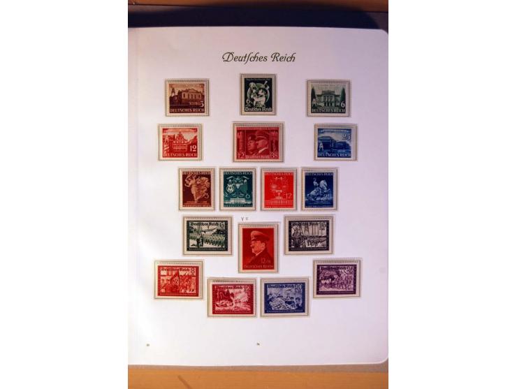 1933/45, umfangreiche postfrische und ungebrauchte Sammlung inkl. Dienstmarken mit vielen ungezähnten Marken, Teilzähnungen, 