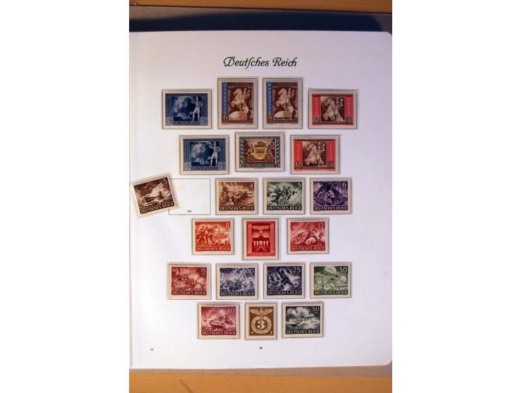 1933/45, umfangreiche postfrische und ungebrauchte Sammlung inkl. Dienstmarken mit vielen ungezähnten Marken, Teilzähnungen, 