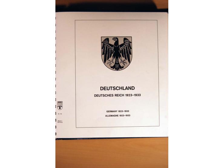 1933/45, postfrische und ungebrauchte Sammlung mit vielen postfrischen hochwertigen Sätzen, teils sign., sauber im Lindner-T-
