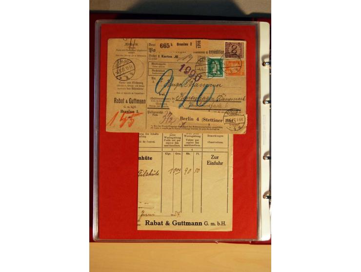 1923/32, umfangreiche Sammlung mit einigen hundert Briefen und Karten, sauber nach Ausgaben sortiert mit vielen besseren Einz