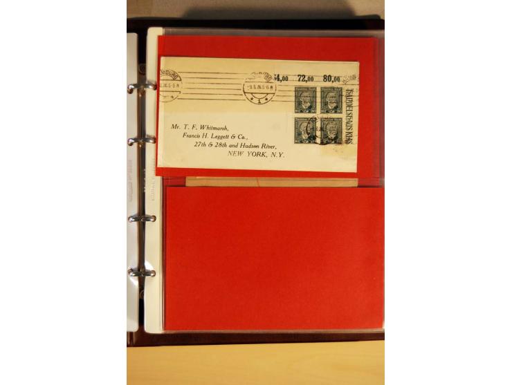 1923/32, umfangreiche Sammlung mit einigen hundert Briefen und Karten, sauber nach Ausgaben sortiert mit vielen besseren Einz