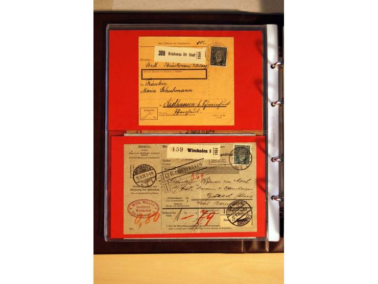 1923/32, umfangreiche Sammlung mit einigen hundert Briefen und Karten, sauber nach Ausgaben sortiert mit vielen besseren Einz