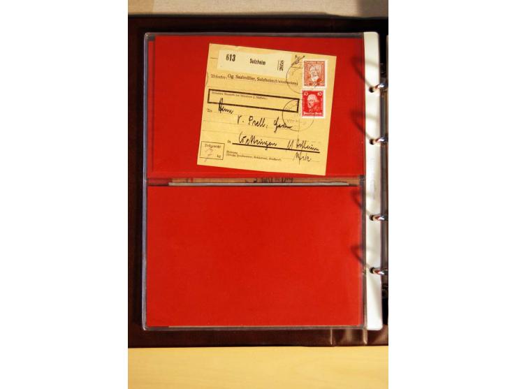 1923/32, umfangreiche Sammlung mit einigen hundert Briefen und Karten, sauber nach Ausgaben sortiert mit vielen besseren Einz