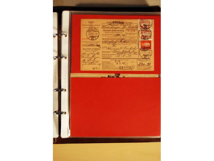 1923/32, umfangreiche Sammlung mit einigen hundert Briefen und Karten, sauber nach Ausgaben sortiert mit vielen besseren Einz