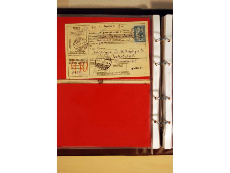 1923/32, umfangreiche Sammlung mit einigen hundert Briefen und Karten, sauber nach Ausgaben sortiert mit vielen besseren Einz