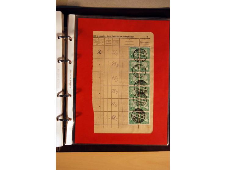 1923/32, umfangreiche Sammlung mit einigen hundert Briefen und Karten, sauber nach Ausgaben sortiert mit vielen besseren Einz