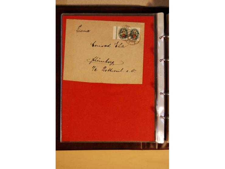 1923/32, umfangreiche Sammlung mit einigen hundert Briefen und Karten, sauber nach Ausgaben sortiert mit vielen besseren Einz