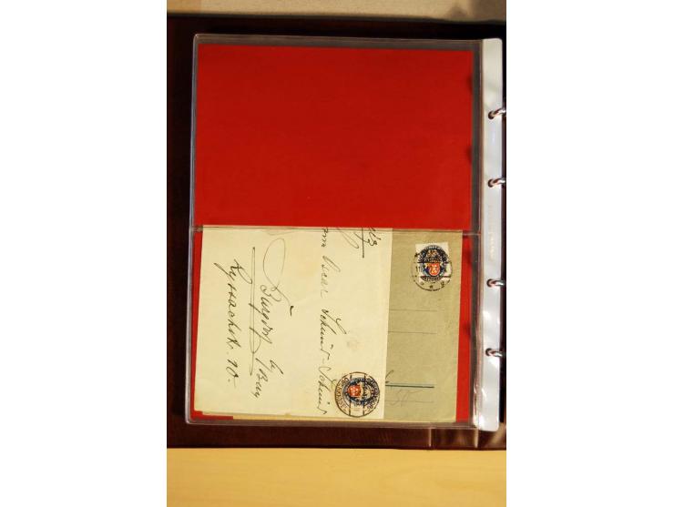 1923/32, umfangreiche Sammlung mit einigen hundert Briefen und Karten, sauber nach Ausgaben sortiert mit vielen besseren Einz