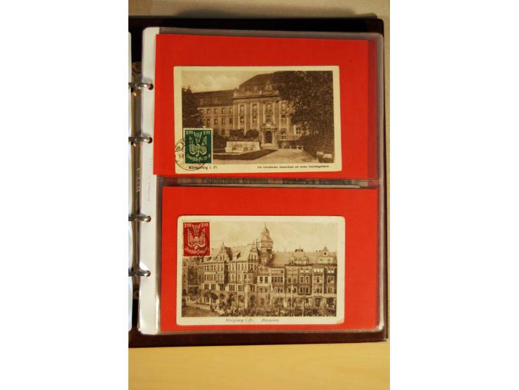 1923/32, umfangreiche Sammlung mit einigen hundert Briefen und Karten, sauber nach Ausgaben sortiert mit vielen besseren Einz