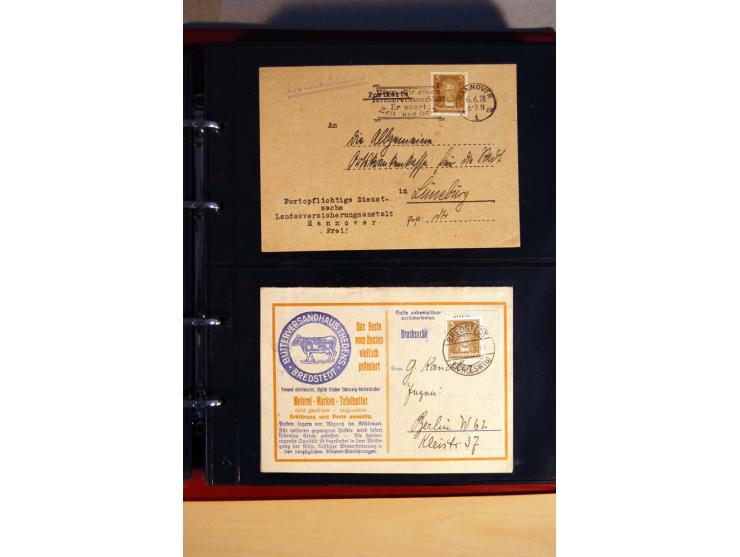 1923/32, umfangreiche Sammlung mit einigen hundert Briefen und Karten, sauber nach Ausgaben sortiert mit vielen besseren Einz