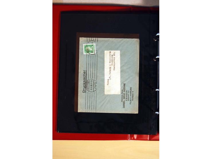 1923/32, umfangreiche Sammlung mit einigen hundert Briefen und Karten, sauber nach Ausgaben sortiert mit vielen besseren Einz
