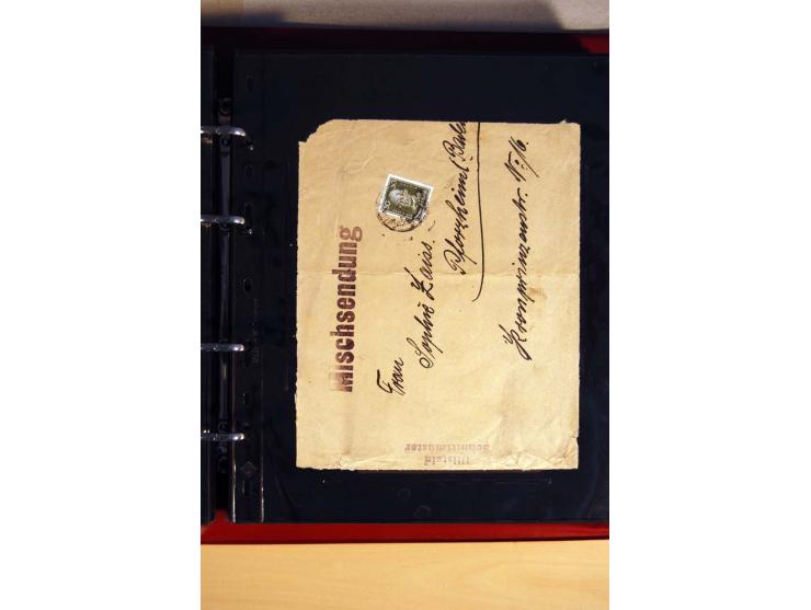 1923/32, umfangreiche Sammlung mit einigen hundert Briefen und Karten, sauber nach Ausgaben sortiert mit vielen besseren Einz