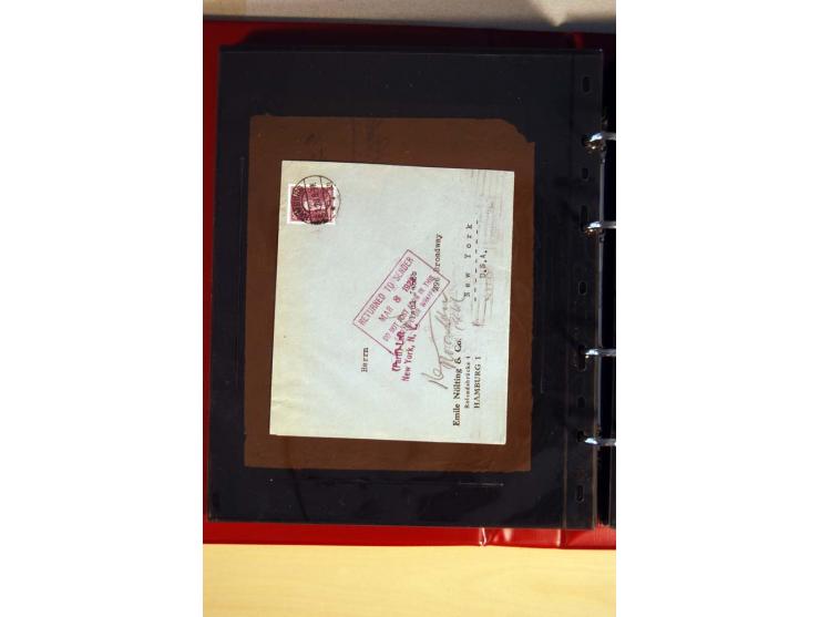 1923/32, umfangreiche Sammlung mit einigen hundert Briefen und Karten, sauber nach Ausgaben sortiert mit vielen besseren Einz
