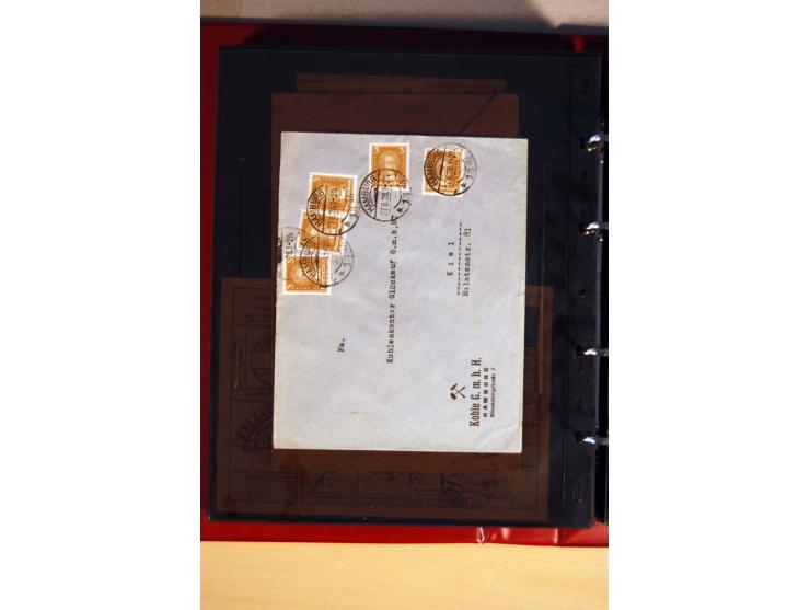 1923/32, umfangreiche Sammlung mit einigen hundert Briefen und Karten, sauber nach Ausgaben sortiert mit vielen besseren Einz
