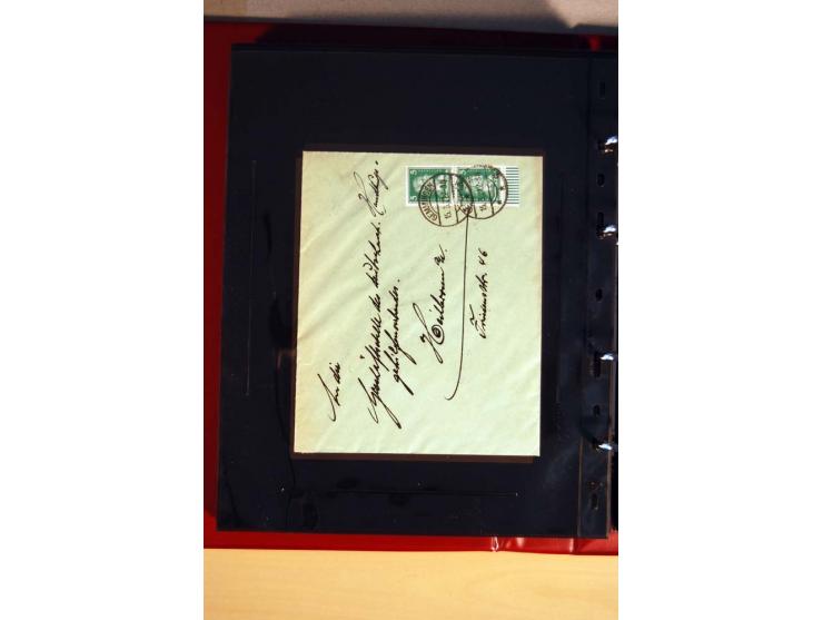 1923/32, umfangreiche Sammlung mit einigen hundert Briefen und Karten, sauber nach Ausgaben sortiert mit vielen besseren Einz