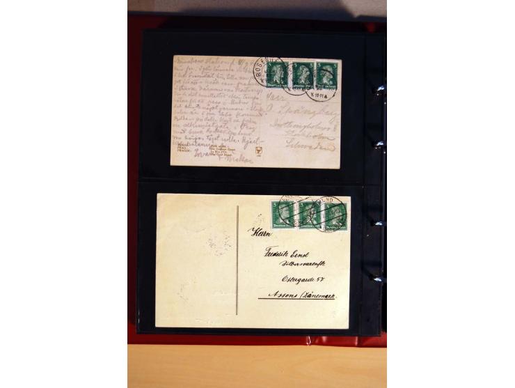 1923/32, umfangreiche Sammlung mit einigen hundert Briefen und Karten, sauber nach Ausgaben sortiert mit vielen besseren Einz