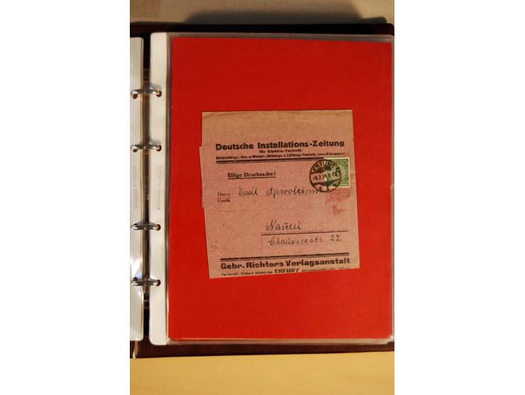 1923/32, umfangreiche Sammlung mit einigen hundert Briefen und Karten, sauber nach Ausgaben sortiert mit vielen besseren Einz