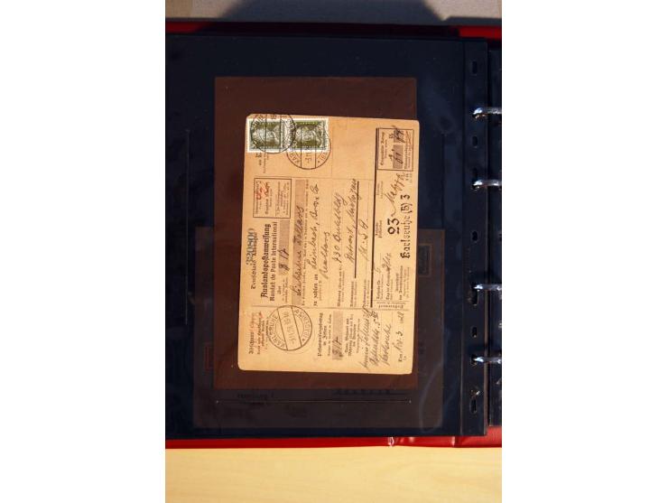 1923/32, umfangreiche Sammlung mit einigen hundert Briefen und Karten, sauber nach Ausgaben sortiert mit vielen besseren Einz