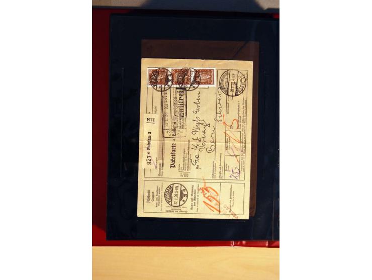 1923/32, umfangreiche Sammlung mit einigen hundert Briefen und Karten, sauber nach Ausgaben sortiert mit vielen besseren Einz