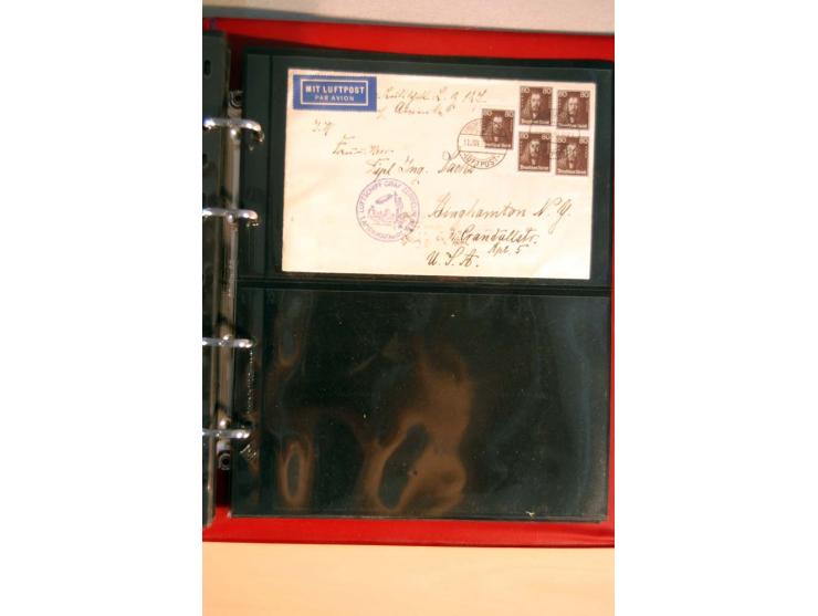 1923/32, umfangreiche Sammlung mit einigen hundert Briefen und Karten, sauber nach Ausgaben sortiert mit vielen besseren Einz