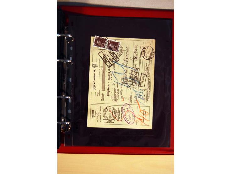1923/32, umfangreiche Sammlung mit einigen hundert Briefen und Karten, sauber nach Ausgaben sortiert mit vielen besseren Einz