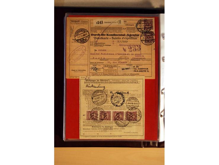 1923/32, umfangreiche Sammlung mit einigen hundert Briefen und Karten, sauber nach Ausgaben sortiert mit vielen besseren Einz