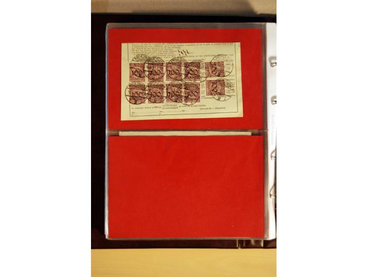 1923/32, umfangreiche Sammlung mit einigen hundert Briefen und Karten, sauber nach Ausgaben sortiert mit vielen besseren Einz